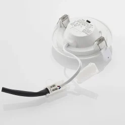 Prios LED-indbygningslampe Cadance, hvid, 12 cm, sæt med 2, CCT