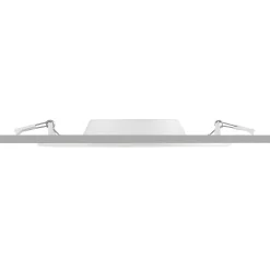 Prios LED-indbygningslampe Cadance, hvid, 22 cm, sæt med 10, CCT