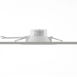 Prios LED-indbygningsspot Rida, hvid. Ø 15 cm, CCT, IP44