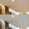 Prios LED-indbygningsspot Rida, hvid. Ø 23 cm, 25W, CCT, IP44