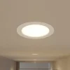 Prios LED-indbygningsspot Rida, hvid. Ø 19 cm, CCT, IP44