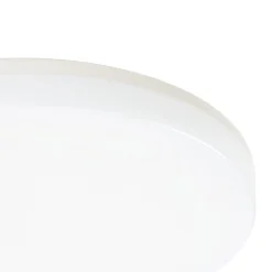 Prios LED-loftlampe Artin, Ø 28 cm, hvid, CCT, IP65