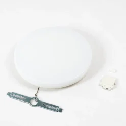 Prios LED-loftlampe Artin, Ø 28 cm, hvid, CCT, IP65