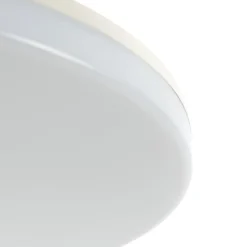 Prios LED-loftlampe Artin, Ø 33 cm, hvid, CCT, IP65