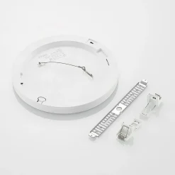 Prios LED-loftlampe Aureka, sæt med 3, sensor, Ø 23 cm, hvid