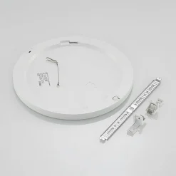 Prios LED-loftlampe Aureka, sæt med 3, sensor, Ø 33 cm, hvid