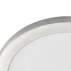 Prios LED-loftlampe Aureka, Ø 33 cm, sølv, metal