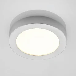 Prios LED-loftlampe Edwina, sølv, 23 cm, sæt med 10 stk