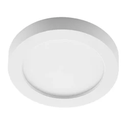 Prios LED-loftlampe Edwina, hvid, 23 cm, CCT, IP44