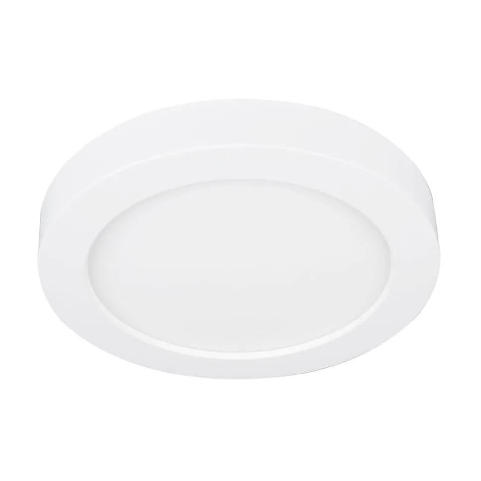 Prios LED-loftlampe Edwina, hvid, 23 cm, sæt med 10 stk
