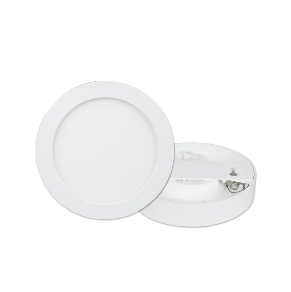 Prios LED-loftlampe Edwina, hvid, 23 cm, sæt med 10 stk
