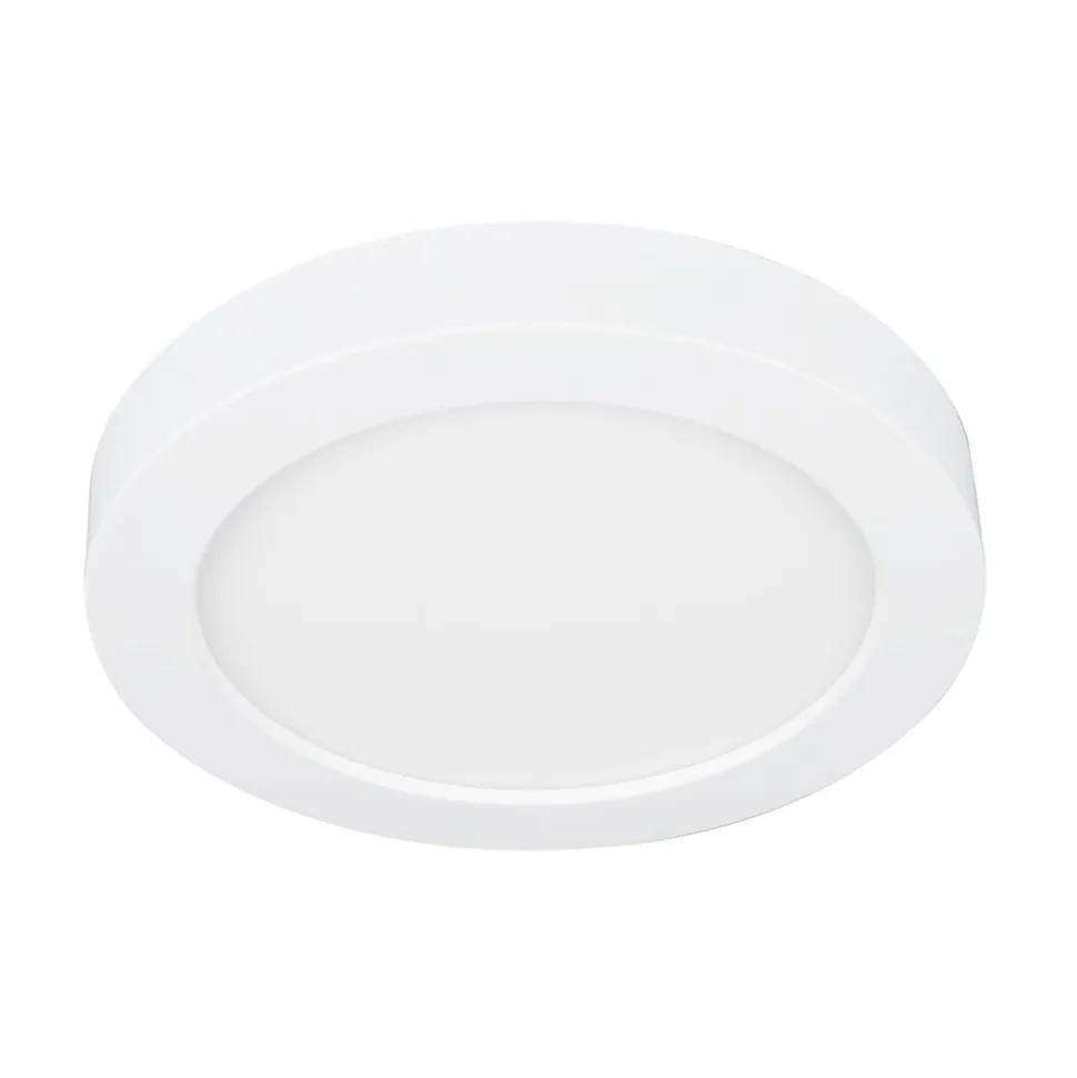 Prios LED-loftlampe Edwina, hvid, 18 cm, sæt med 2 stk