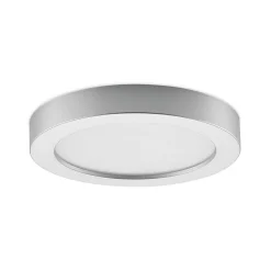 Prios LED-loftlampe Edwina, sølv, 25 cm, sæt med 3 stk