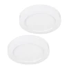 Prios LED-loftlampe Edwina, hvid, 23 cm, sæt med 2 stk