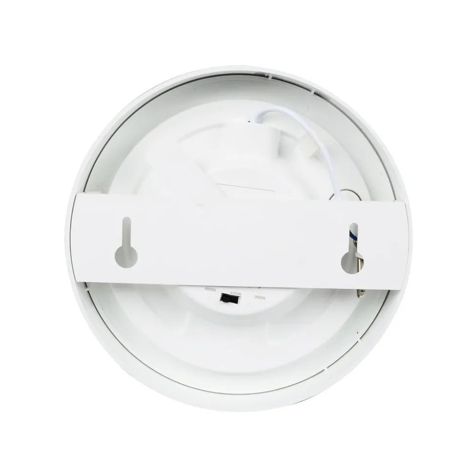 Prios LED-loftlampe Edwina, hvid, 23 cm, sæt med 2 stk