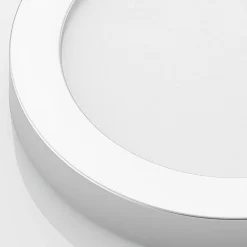 Prios LED-loftlampe Edwina, sølv, 25 cm, sæt med 10 stk