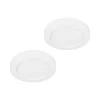 Prios LED-loftlampe Edwina, hvid, 12 cm, sæt med 2 stk