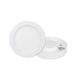 Prios LED-loftlampe Edwina, hvid, 23 cm, sæt med 3 stk