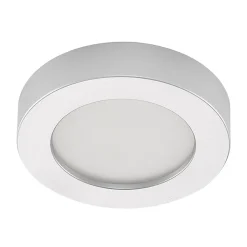 Prios LED-loftlampe Edwina, sølv, 18 cm, sæt med 10 stk