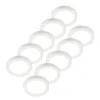 Prios LED-loftlampe Edwina, hvid, 25 cm, sæt med 10 stk