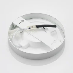 Prios LED-loftlampe Edwina, sølv, 23 cm, sæt med 3 stk