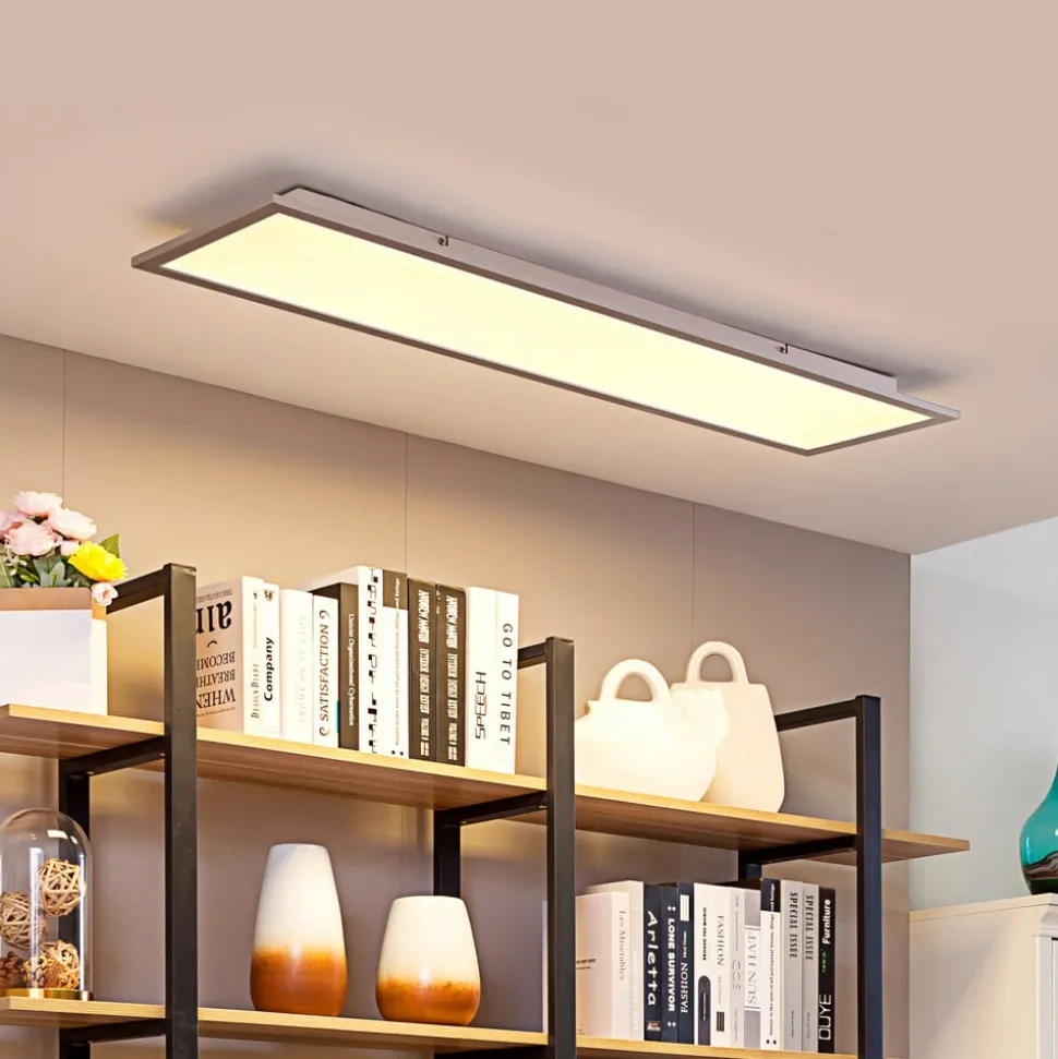 Prios LED-panel Gelora, CCT, 120 cm x 30 cm, fjernbetjening