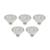 Prios LED-reflektor GU5.3 4.3W 345lm 36° klar 827 sæt med 5 stk