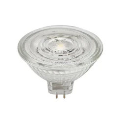 Prios LED-reflektor GU5.3 4.3W 345lm 36° klar 830 sæt med 10 stk