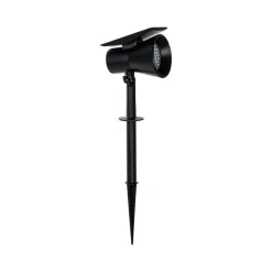 Prios LED-solspot Birko, højde 56 cm, sort, jordspyd