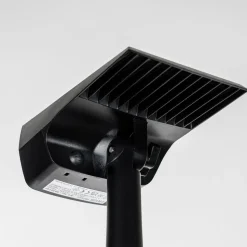 Prios LED-solspot Helier, 49 cm, sort, jordspyd