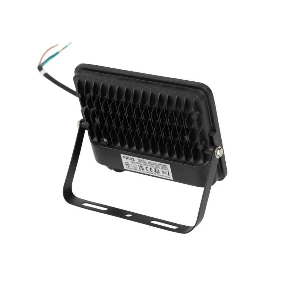 Prios Liezel udendørs LED-spotlampe 30W RGBW Tuya