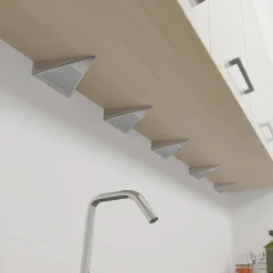 Prios Odia LED-underskabsbelysning, stål, 5 lyskilder.