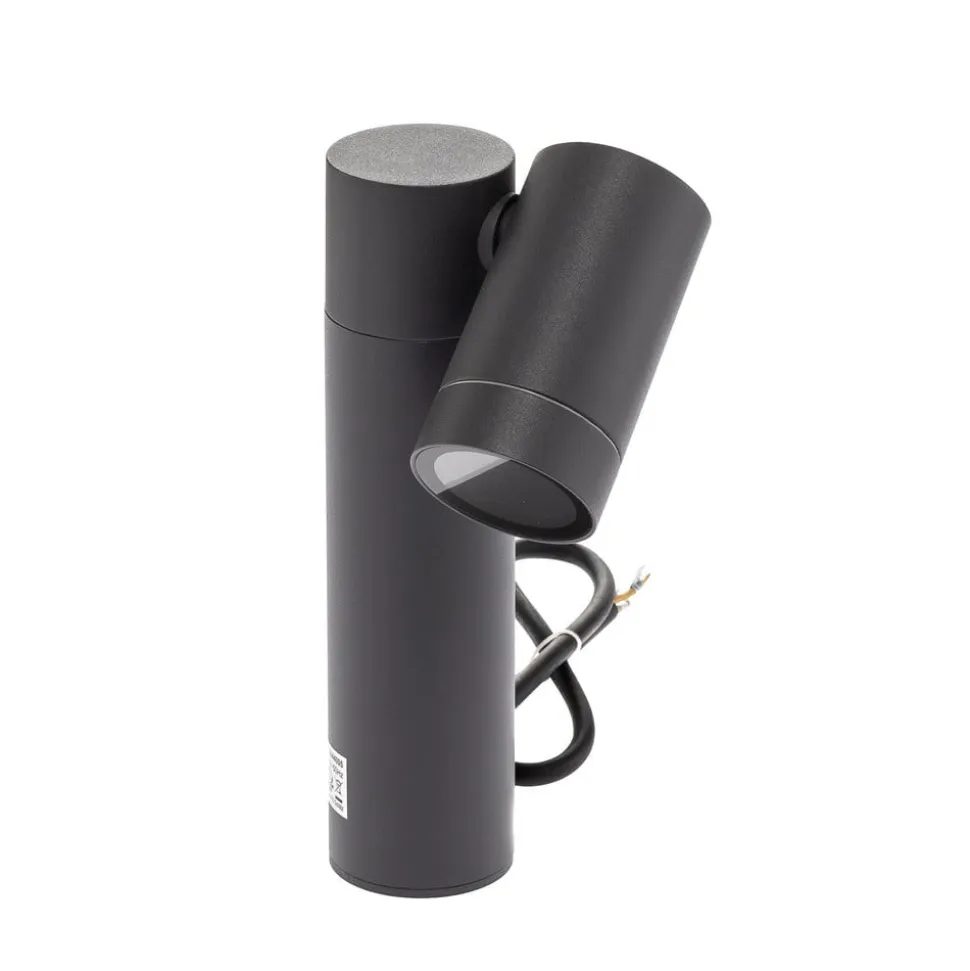 Prios spot med jordspyd Tulimar, højde 40 cm, antracit, aluminium