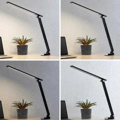Prios Tamarin LED-bordlampe, kan dæmpes, sort