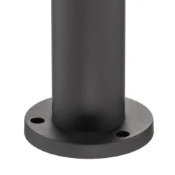 Prios Tulimar sokkellampe, 45 cm, antracit, 2 lyskilder, aluminium
