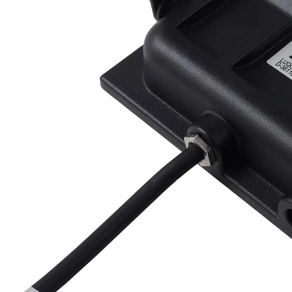 Prios udendørs LED-spot Maikel, 100W, 8000lm, metal