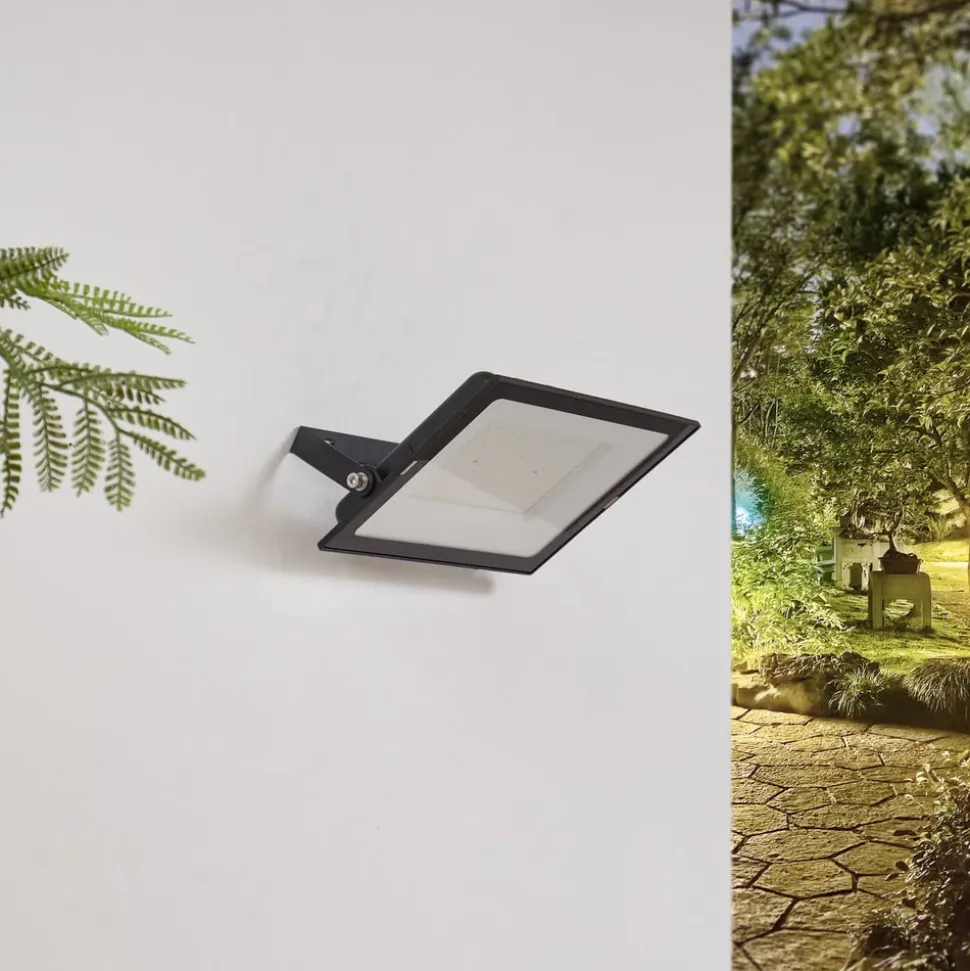 Prios udendørs LED-spot Maikel, 150W, 12000lm, metal