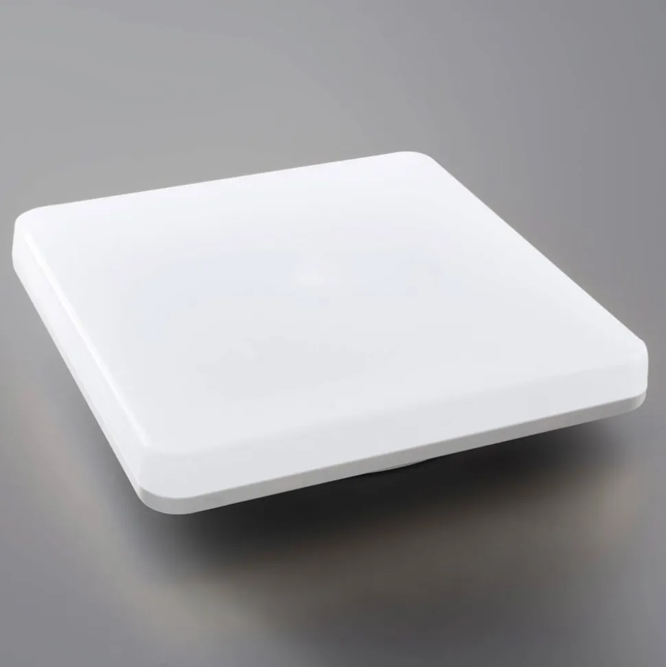 Pronto LED-loftlampe, kantet, 28 x 28 cm
