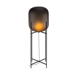 pulpo gulvlampe Oda Big, røggrå ætset/sort, 140 cm