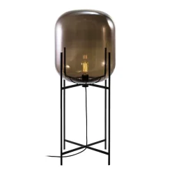 pulpo gulvlampe Oda In Between, røgfarvet grå/sort, 111 cm