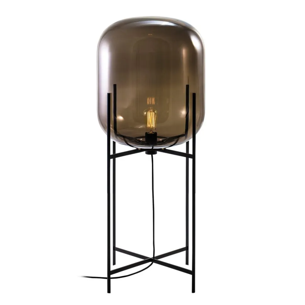 pulpo gulvlampe Oda In Between, røgfarvet grå/sort, 111 cm