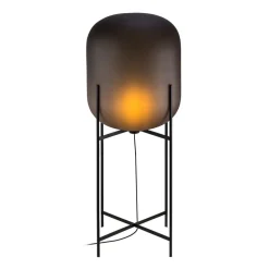 pulpo gulvlampe Oda In Between, røggrå ætset/sort