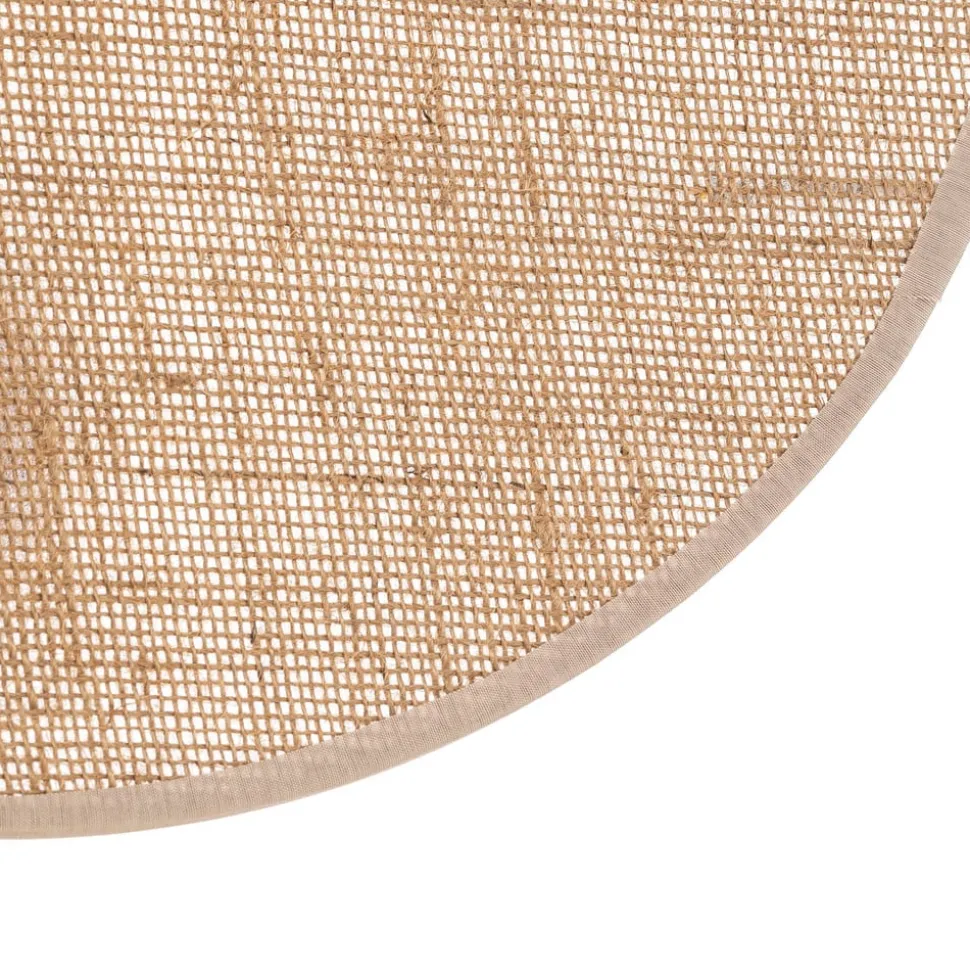 Pulse væglampe, jute-skærm, naturbrun, Ø 30 cm