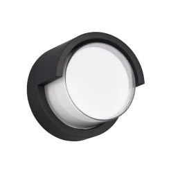 Puno udendørs LED-væglampe, IP54, rund