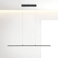 PURE LED hængelampe Lite, antracit, 100 cm, CCT, dæmpbar