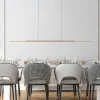 PURE LED hængelampe Overflade, bronze 160 cm aluminium 3.000 K