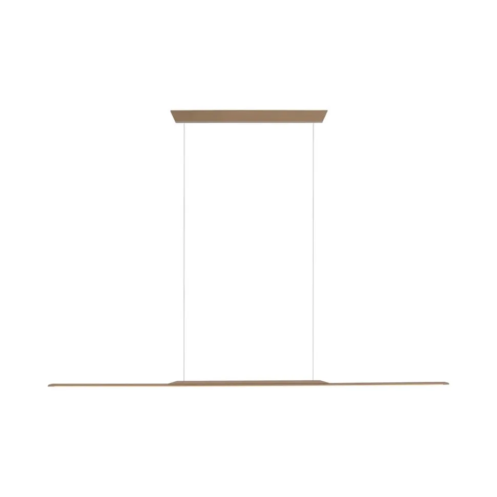 PURE LED hængelampe Overflade, bronze 160 cm aluminium 3.000 K
