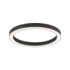 PURE LED-loftlampe Lines, Ø 50 cm, antracit, CCT, fjernbetjening