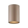 PURE LED-loftlampe til badeværelset Point, bronzefarvet, Ø 6 cm, IP44