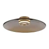 PURE loftlampe Moon, bronze, Ø 50 cm, glas/aluminium